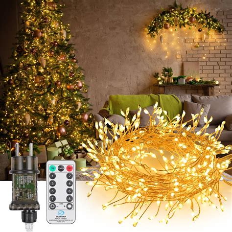 GuKKK 5M 300 LED Guirlande Lumineuse Guirlandes Lumineuses Noel