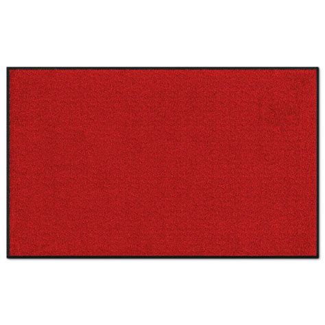 KARAT Tapis de Porte Paillasson d entrée Joy Rouge 43 x 60 cm Leroy