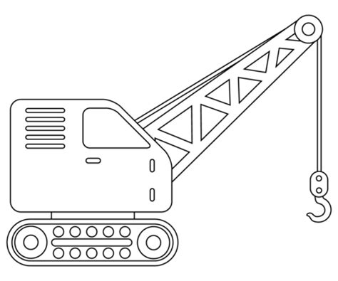 Dibujo De Grua Para Colorear Dibujos Para Colorear Imprimir Gratis