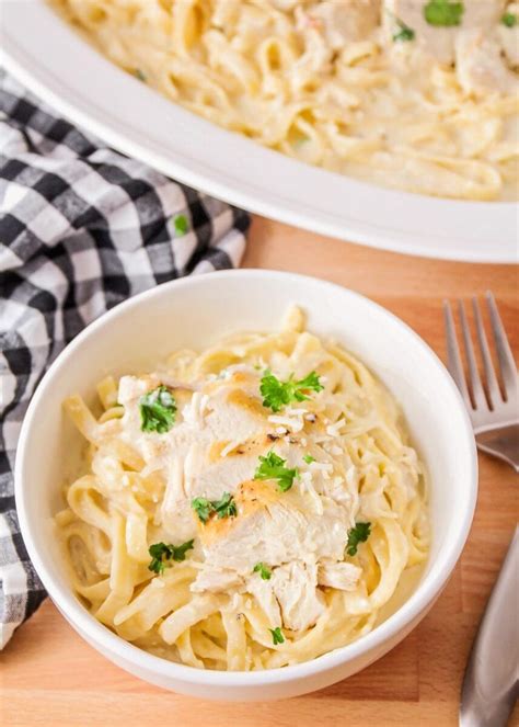 Crock Pot Chicken Alfredo Easy Make Ahead Meal Lil Luna