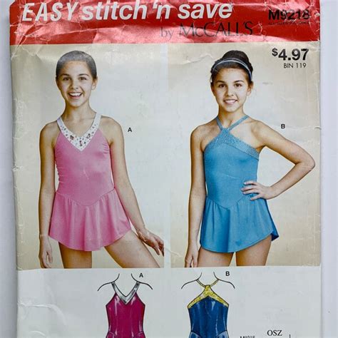 Ballet Leotard Sewing Pattern Etsy