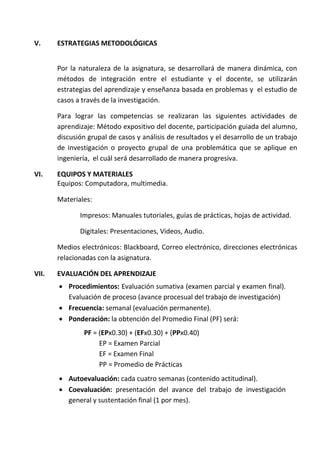 ANALISIS ESTRUCTURAL II SILABUS Docx