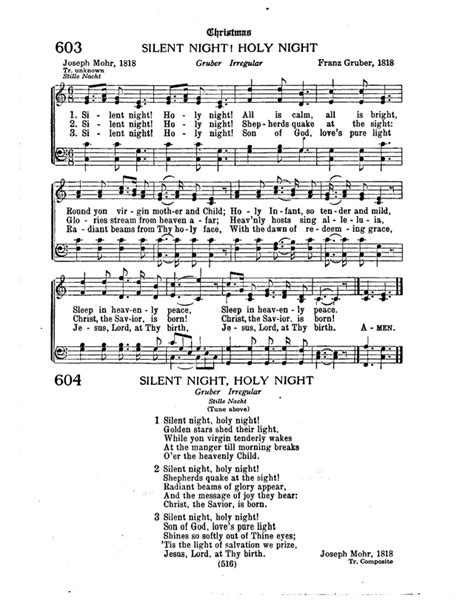 American Lutheran Hymnal Silent Night Holy Night Hymnary Org