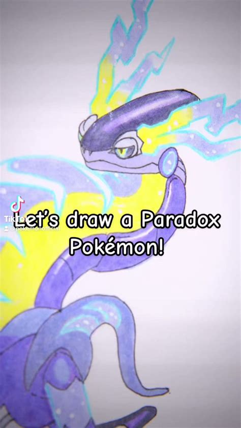 Pokémon on Twitter: "Let’s draw Miraidon! ️💜 #PokemonScarletViolet"