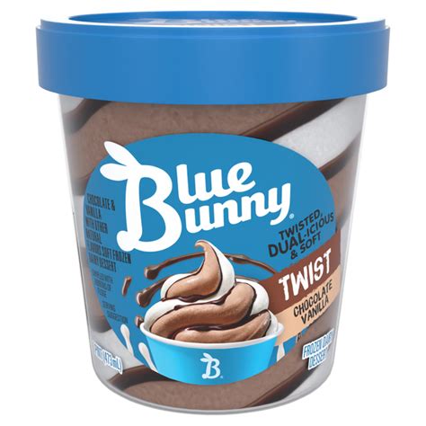 Save On Blue Bunny Frozen Dairy Dessert Twist Chocolate Vanilla Order