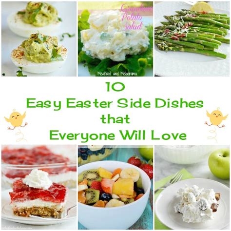 10 Easy Easter Side Dishes - Meatloaf and Melodrama