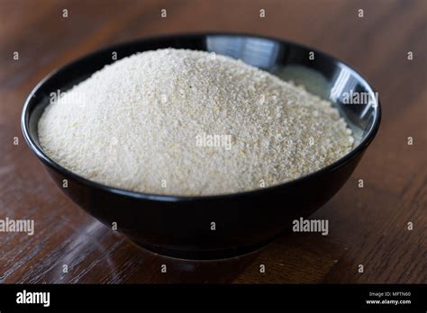 Raw Nigerian Garri Used For Making Eba A Traditional Nigerian Meal