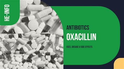 #Oxacillin | Uses, Dosage, Side Effects & Mechanism | Bactocill - YouTube