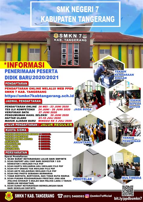 Informasi Ppdb Smkn 7 Kab Tangerang Tahun 2020