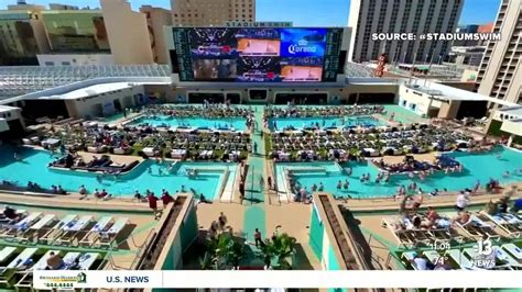 TIMELAPSE Stadium Swim At Circa In Downtown Las Vegas