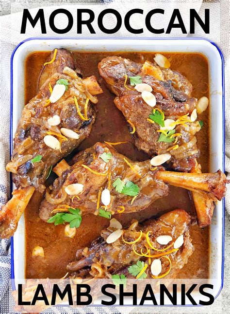 Moroccan Lamb Shanks Chef Not Required Recipe Lamb Shanks