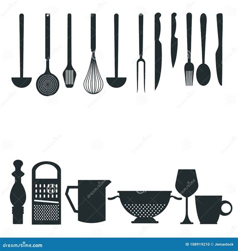 Kitchen Border Stock Illustrations 9262 Kitchen Border Stock