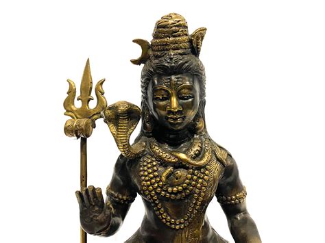 Shiva Statue Shiva Metal Sculpture Shiva Meditation Bronze Etsy