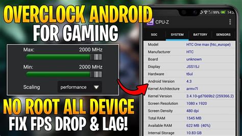 Overclock Android No Root Get Max 90 120 FPS Max Performance Fix