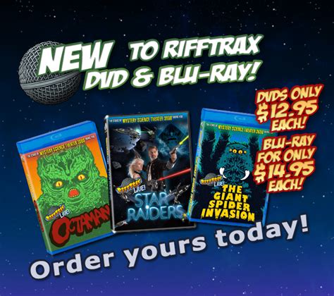 RiffTrax Live: DVD and Blu-Ray 2019 | RiffTrax