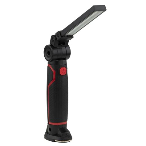 Hyper Tough 600 Lumens RECHARGEABLE LED WORK LIGHT Flip Open Pivoting