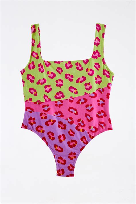 Maxi Leopard Patch One Piece Swimsuit Farm Rio