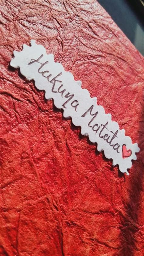 Hakuna Matata Great Moto To Live Life Book Cover Idea With An