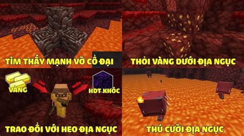 Minecraft Sinh Tồn 116 20 L Đi Tìm Mãnh Vỡ Cổ Đại Trao Đổi Với Heo