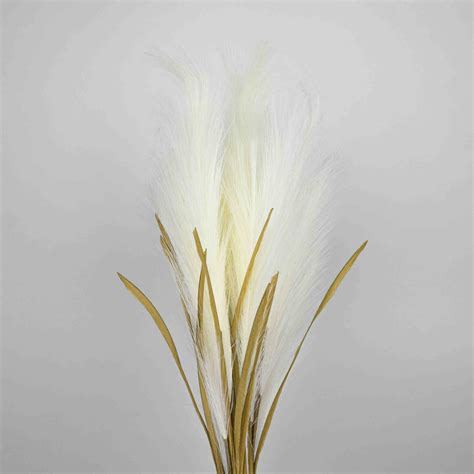 Artificial Pampas Grass Stem 102cm Iconic Feathery Plume