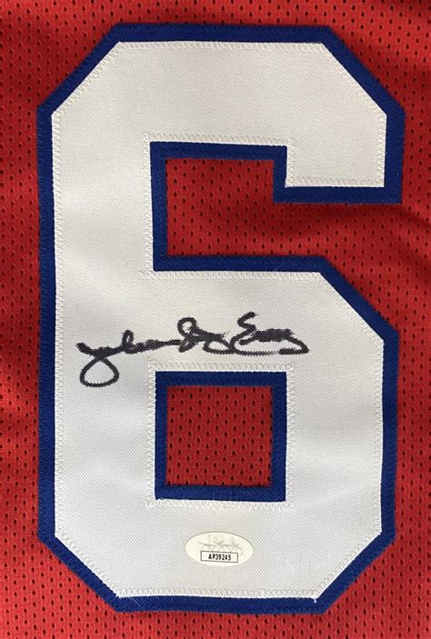 Julius Dr J Erving Signed Jersey Jsa Pristine Auction