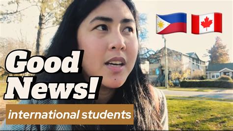 New Updates For International Students In Canada 🇵🇭🇨🇦 Youtube