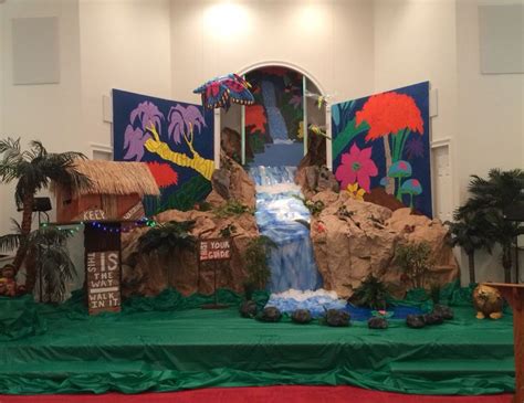 Our Stage For Journey Off The Map VBS With Images Off The Map