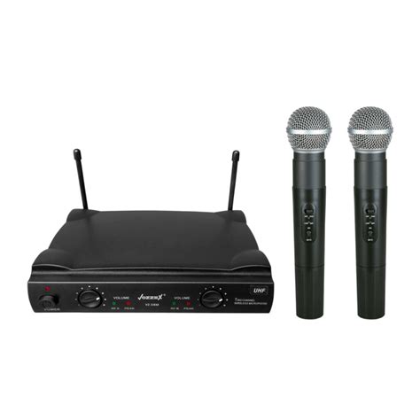 Vz M Microfono Inalambrico Doble D Mano Uhf Vozzex L O Electronics