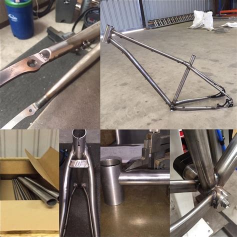 Bicycle Frame Builder Tig Welding Hard Tail Frame Reynolds Tubing