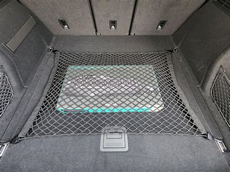 Floor Style Automotive Elastic Trunk Mesh Cargo Net For Audi Q5 Premium Prestige 2018 2024