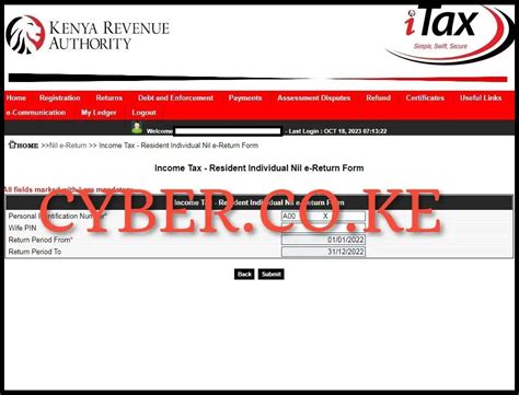 Step By Step Process Of Filing Kra Nil Returns