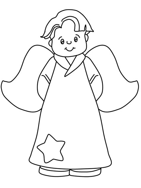 Printable Angel26 Angels Coloring Pages - Coloringpagebook.com