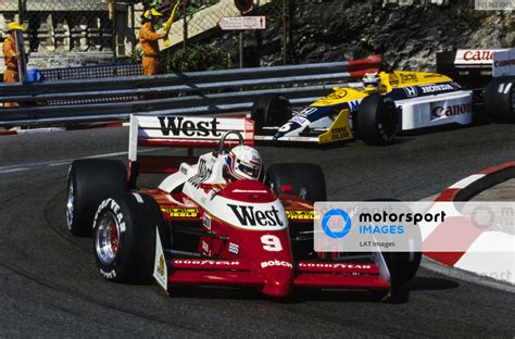 Martin Brundle Zakspeed Leads Nelson Piquet Williams Fw B Honda