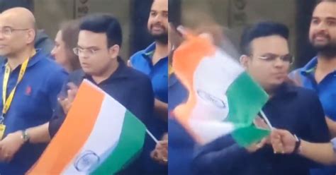 Bcci Secretary Jay Shah Refuses To Wave Tricolour After India S Victory