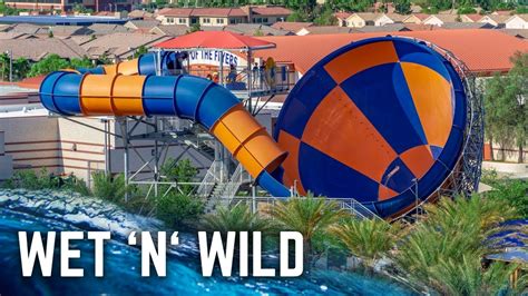 All Water Slides At Wet N Wild Las Vegas Cowabunga Canyon Youtube