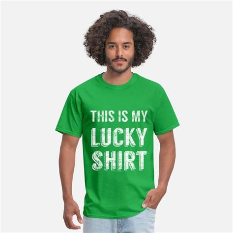 This Is My Lucky Shirt Mens Premium T Shirt Spreadshirt Mens