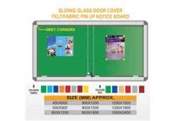 Sliding Glass Notice Board Glass Notice Board Latest Price