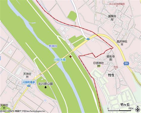 守山中主線（守山市道路名）の住所・地図｜マピオン電話帳