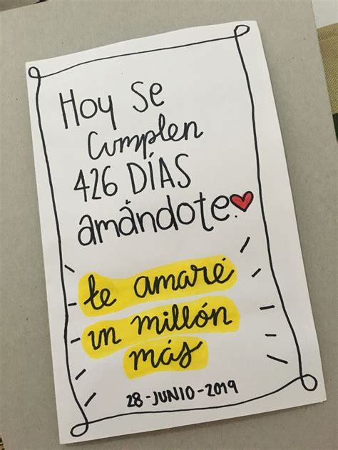 Cartas Novios Aniversario Frasesdeamor Regalos Bonitos Para Mi