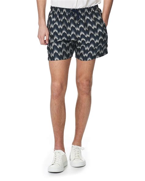 Missoni Zig Zag Swim Trunks Navy Careofcarl Dk