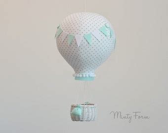 Hot Air Balloon Mobile Blush Nursery Custom Mobile Addition To Cloud Baby Mobile Welcome