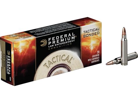 Federal Premium Law Enforcement Tactical 223 Remington Ammo 55 Grain