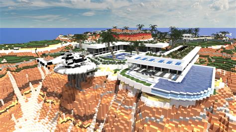 Party Private Modern Villa Minecraft Map