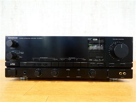 【傷や汚れあり】kenwood ケンウッド Ka 990d プリメインアンプ 音響機器 オーディオ ※ジャンク 通電ok！ 120 4 の