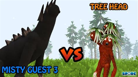 Misty Guest 3 Vs Tree Head Giant Horror Battle S2E1 SPORE YouTube