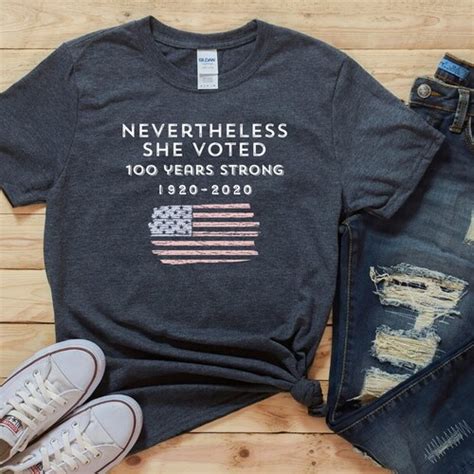 Nevertheless She Voted 2020 Election Voting Shirt Vote Etsy