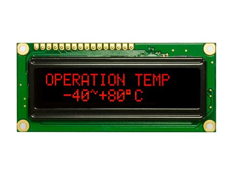 character  oled display   option  spi raystar