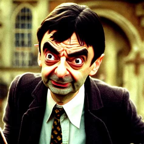 Mr Bean As Harry Potter Movie Still Cinematic Stable Diffusion