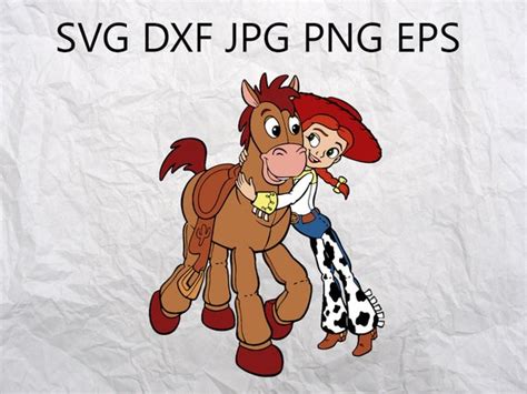 Svg Jessie Jpeg Jessie Dxf Eps Vector Toy Clipart File Etsy