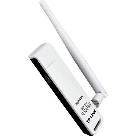 TP Link 150 Mbps High Gain Wireless USB Adapter TL WN722N B H